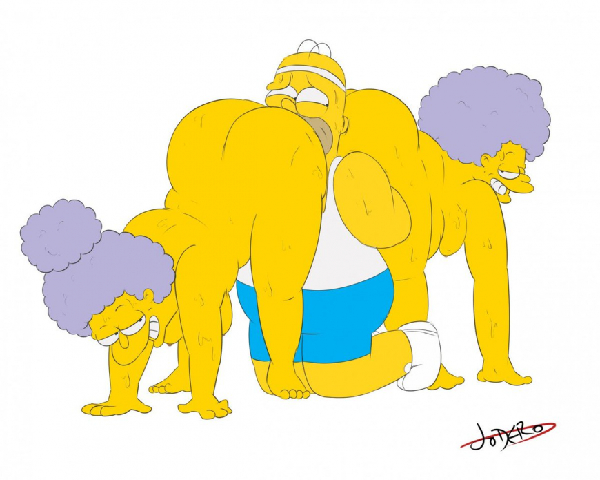 Rule 34 Сельма и Пэтти бувье