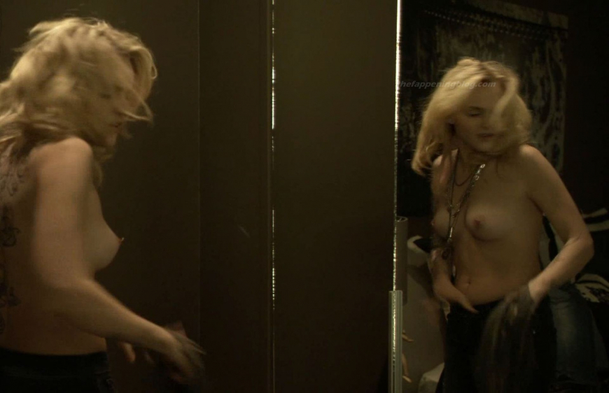 Young Madeline b flaunts her natural tits and beautiful hair