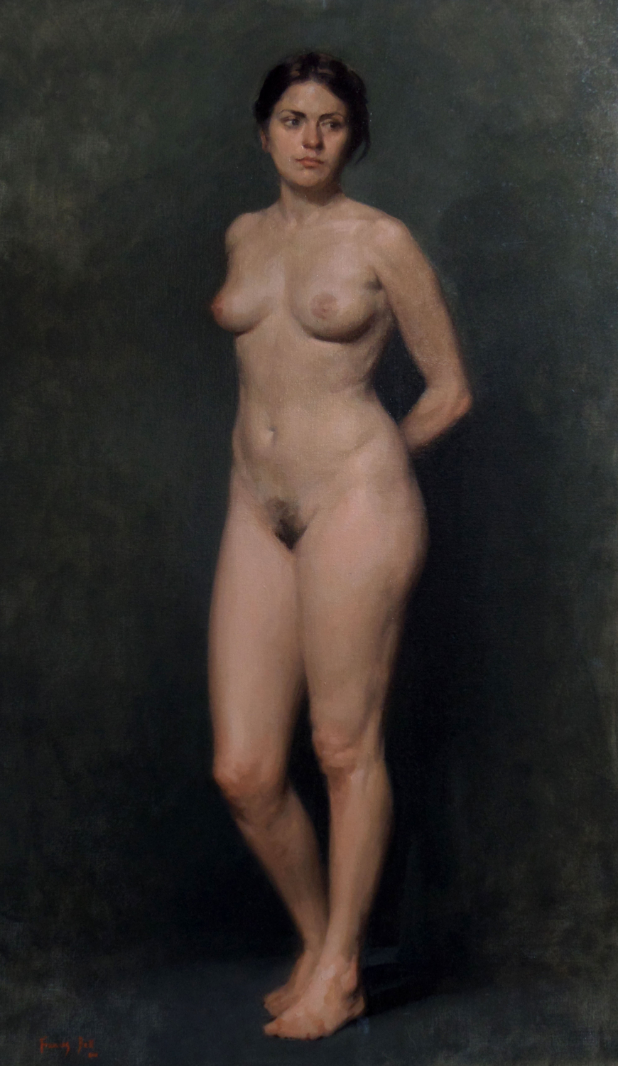 Голые женщины в мастерской