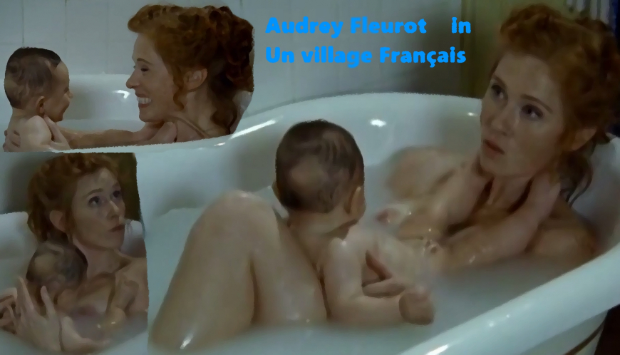 Одри Флеро в юбке 1+1 попка