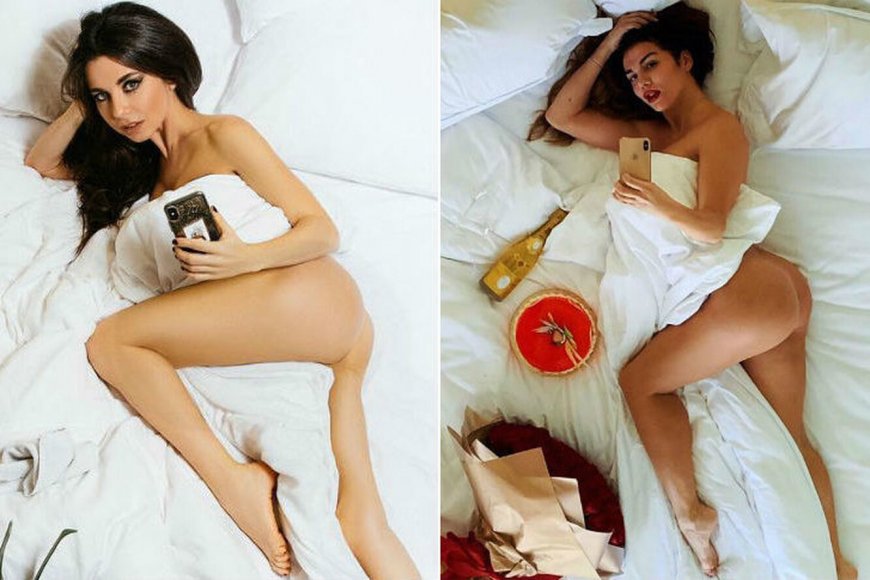 Анна Седокова голая в кровати