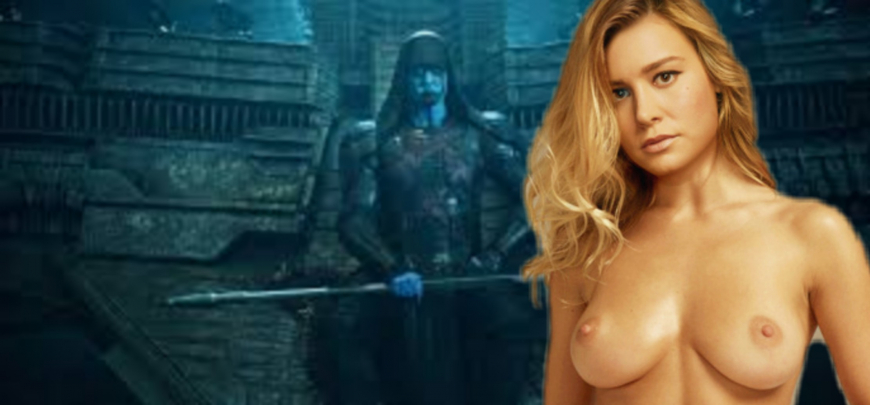 Капитан Марвел Бри Ларсон nude