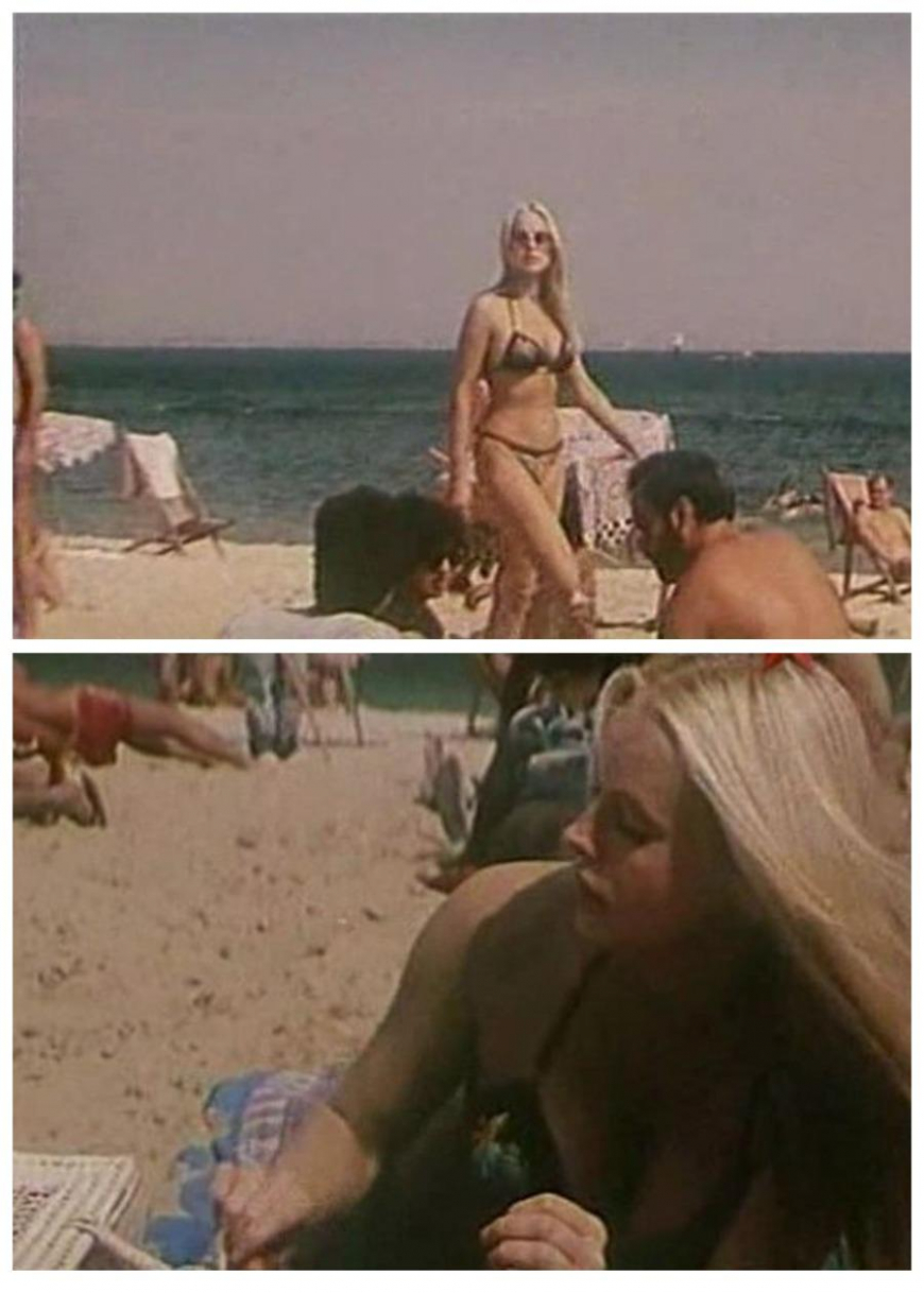 Кондулайнен в купальнике