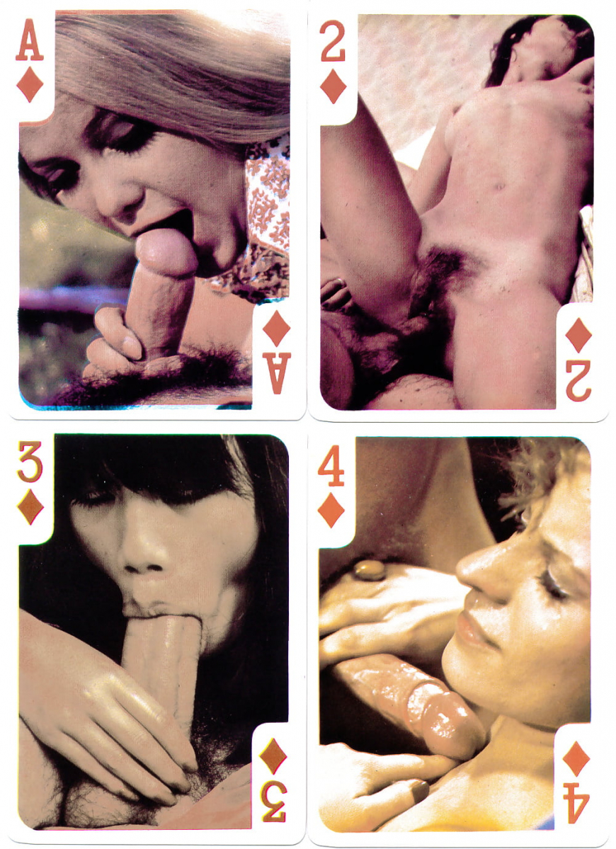 Винтаж игральные карты порно.