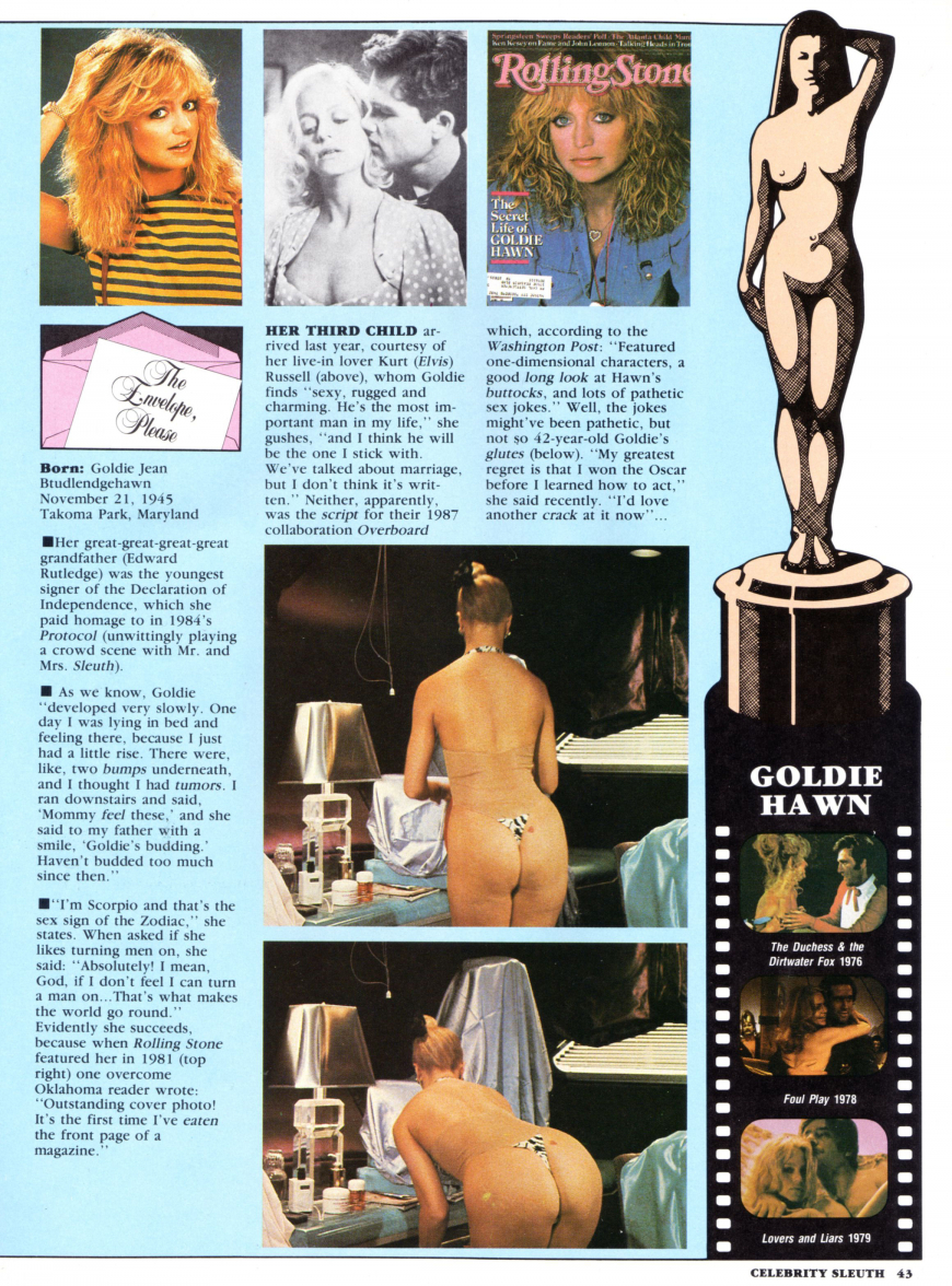 Голди Хоун эротические фото