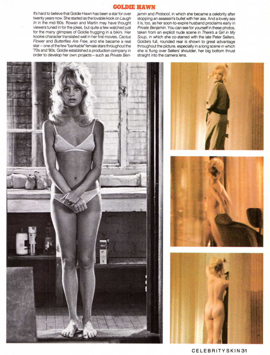 Голди Хоун в молодости голая