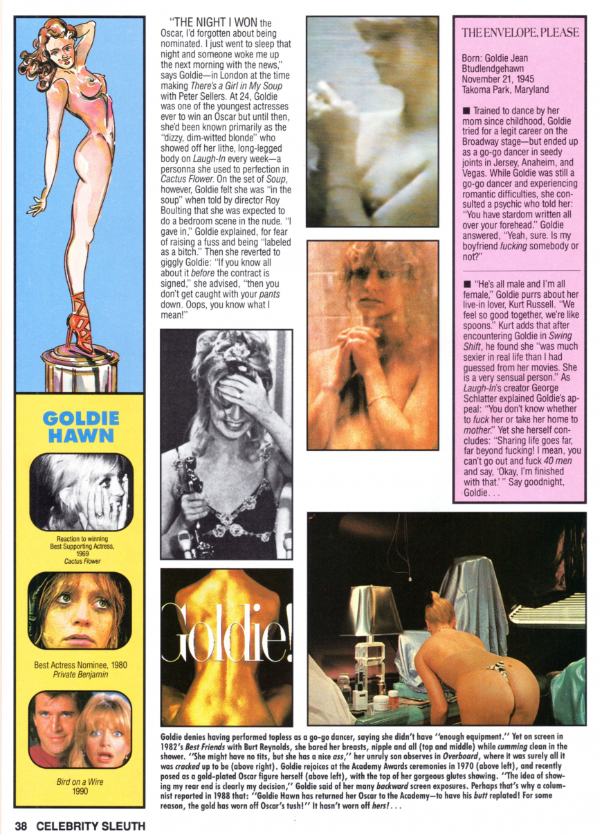 Голди Хоун плэйбой 1985