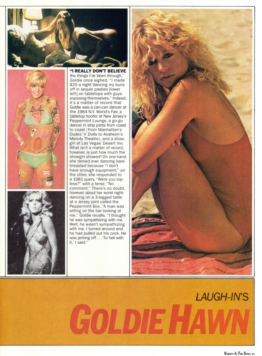 Январь 1985 Playboy с Голди Хоун