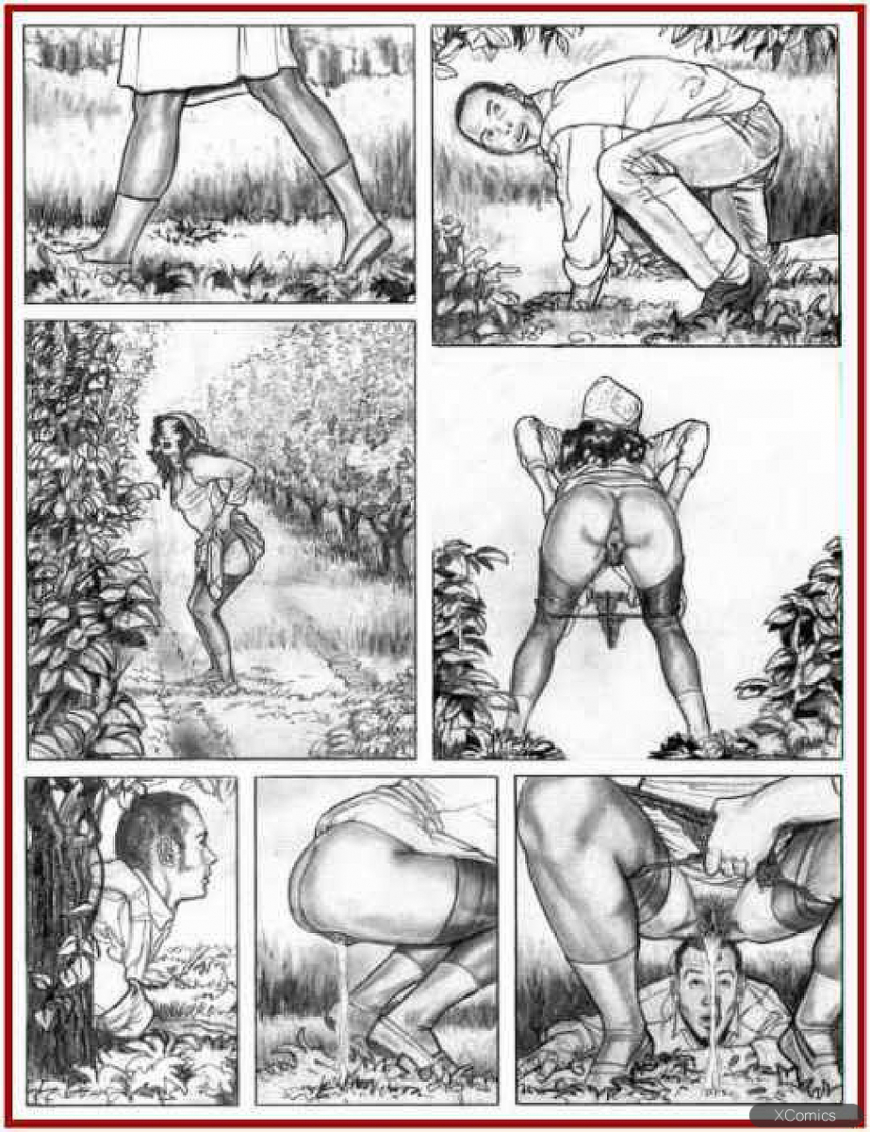 Черно белые эротические комиксы