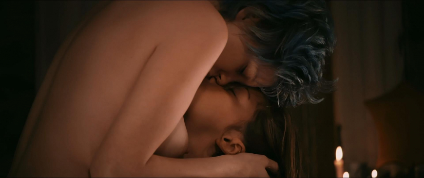 Леа Сейду Blue is the warmest Color naked