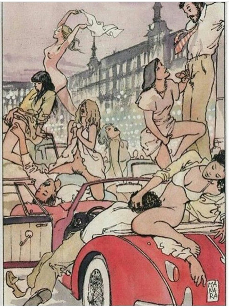 Старинные эротические Гравюры