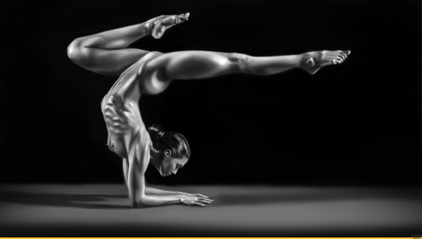 Спортивные гимнастки ню