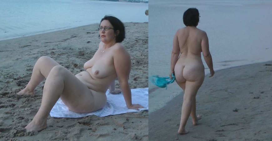 Молодые толстушки на пляже