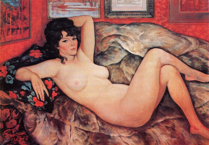 Советское черно-белое ню