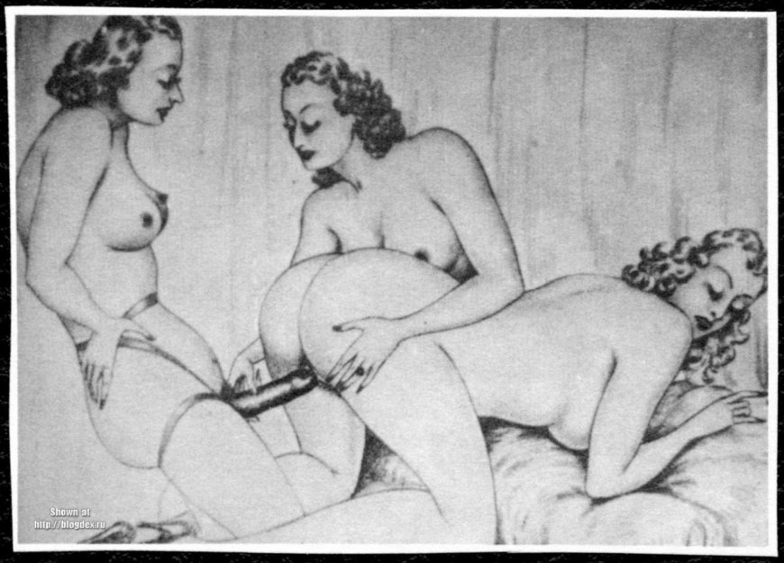 German Jim Wilma, erotic Vintage drawing xxx