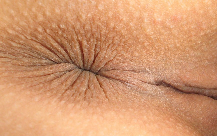 Женский анус крупным планом