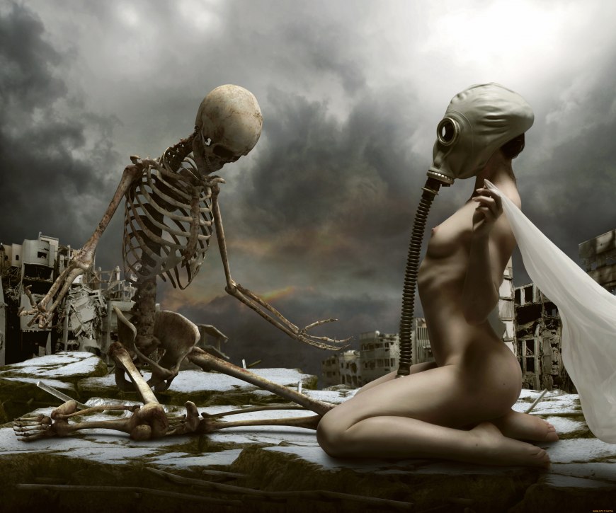 Скелеты и девушки эротические