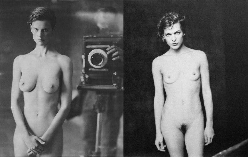 Милла Йовович nude в юности