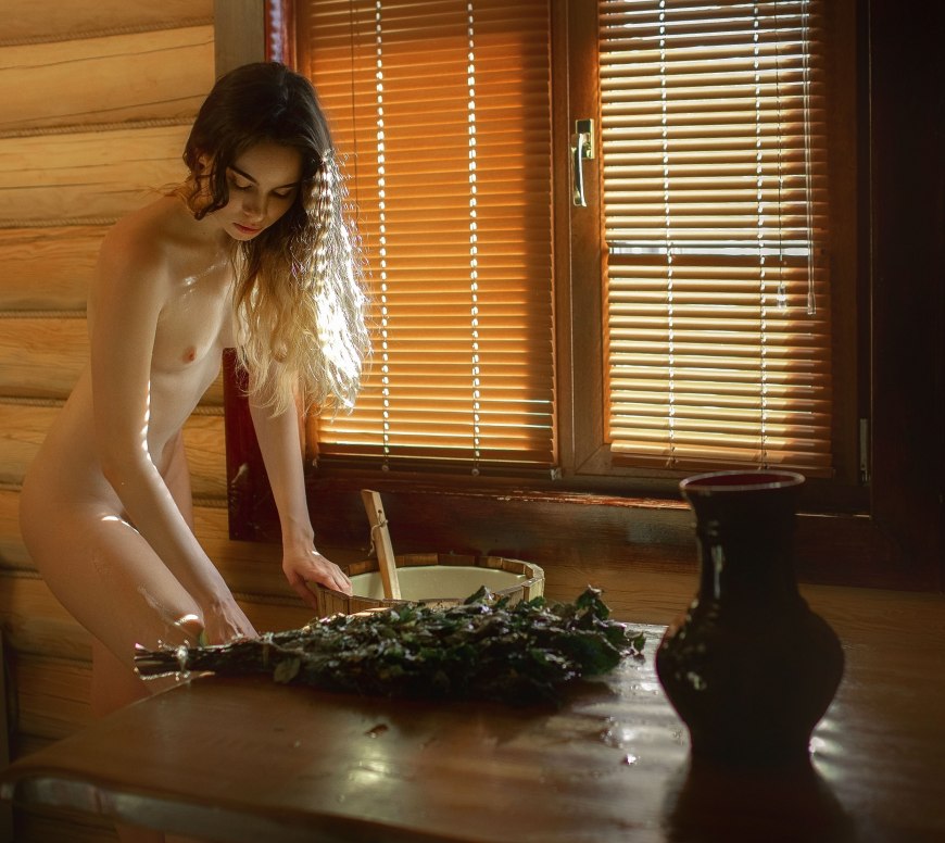 Голые русские бабы в бане