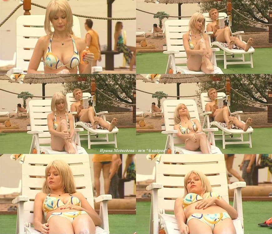 Голая Медведева в чулках