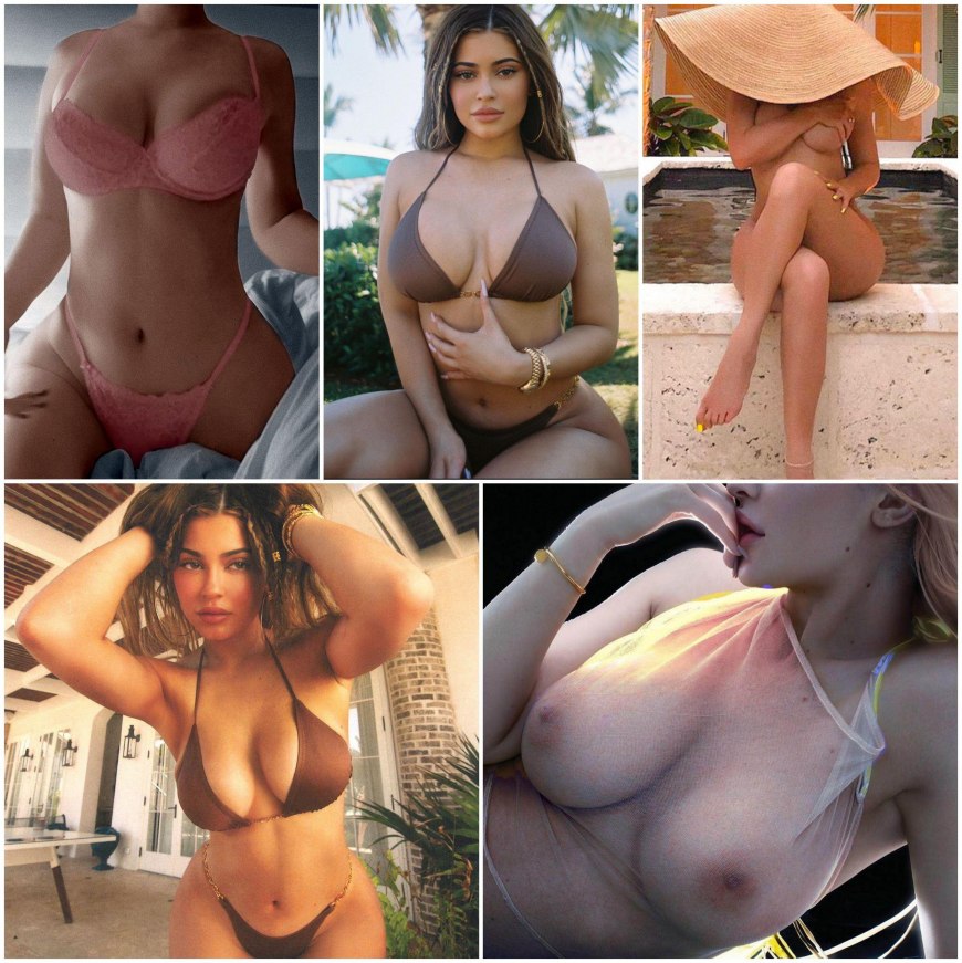 Кайли Дженнер 18 + сиськи