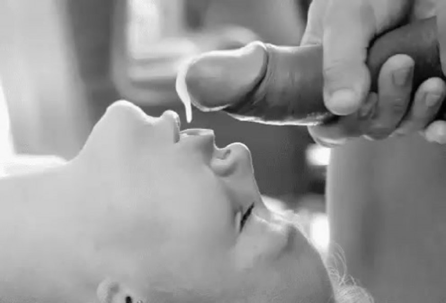 Красивое окончание в рот