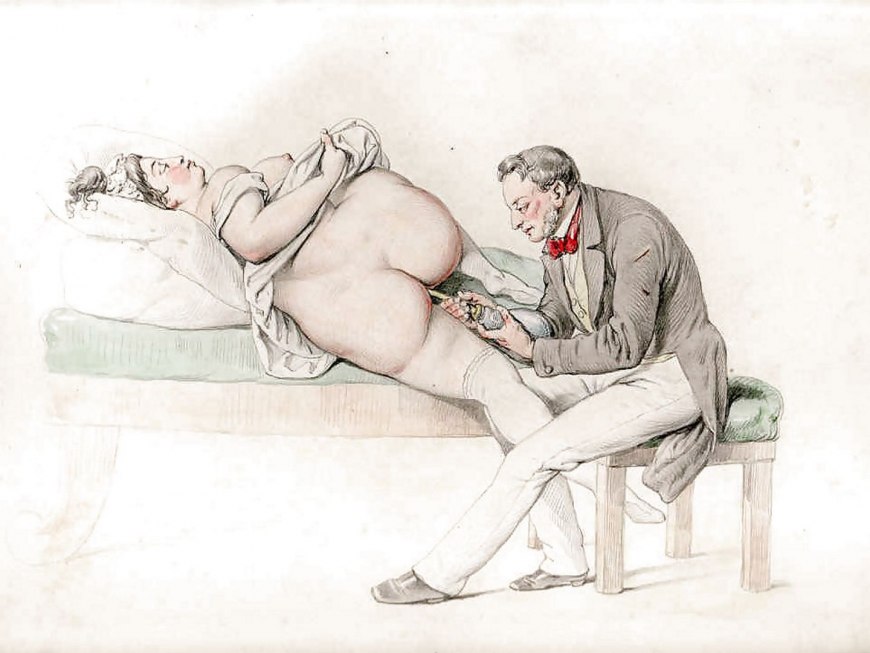 Эротические ретро рисунки Фемдом