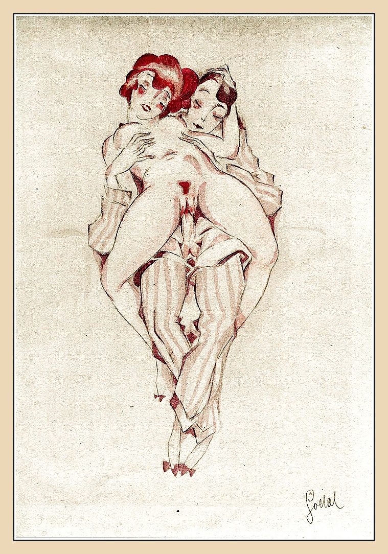 Современные эротические иллюстрации