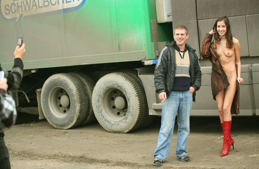 Трах в грузовой машине