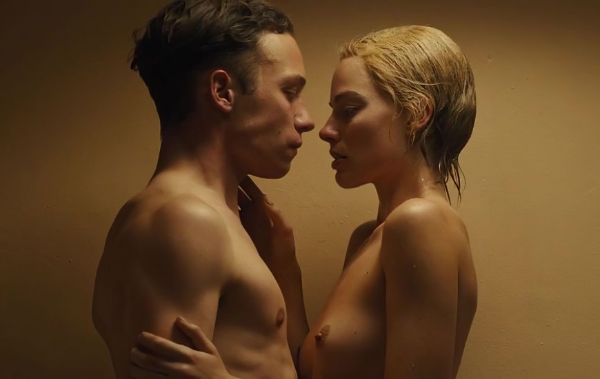 Марго Робби волк с Уолл-стрит ню