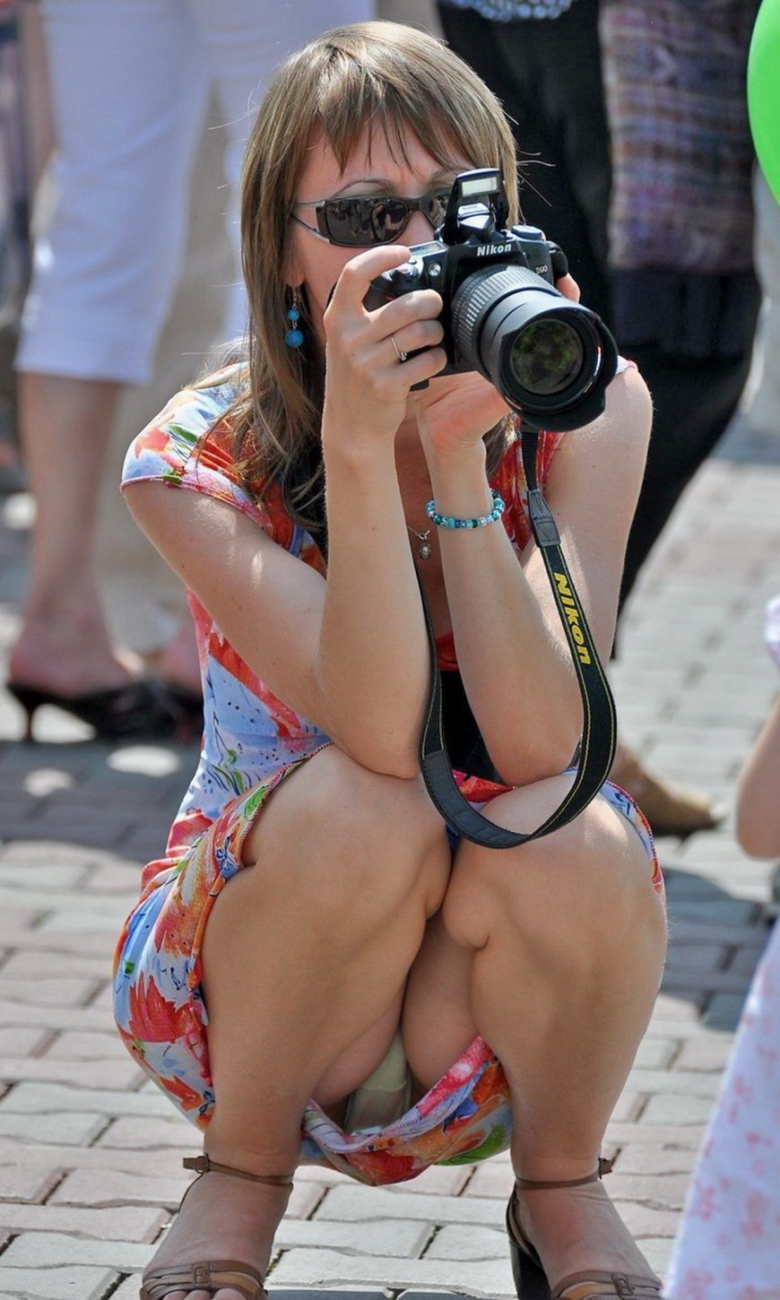 Подсмотрено без трусиков