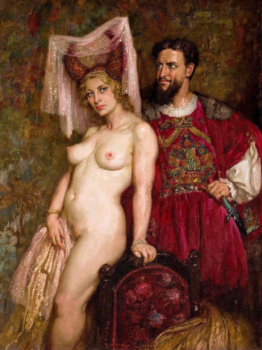 Голые женщины в исторических костюмах