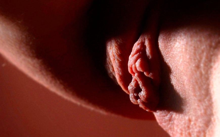 Бодиарт на женской промежности