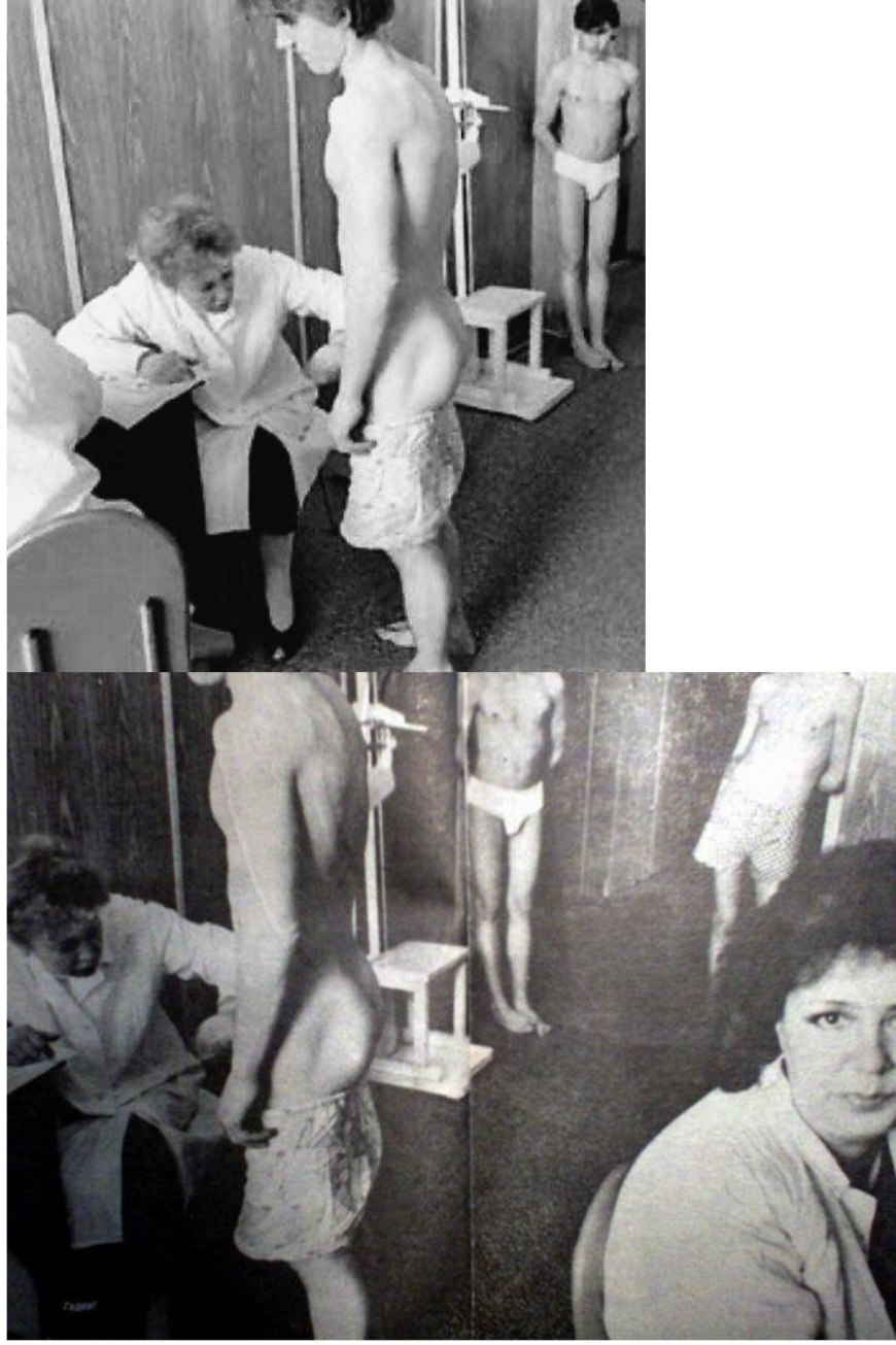 Голые женщины на медосмотре