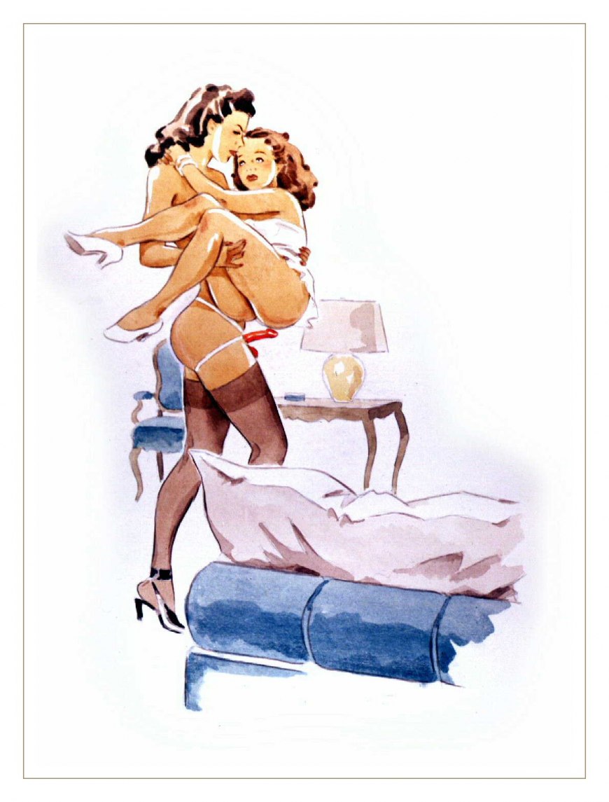 Лесбийские комиксы ретро