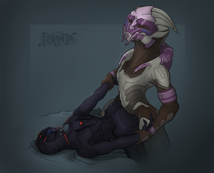 Турианка голая масс эффект