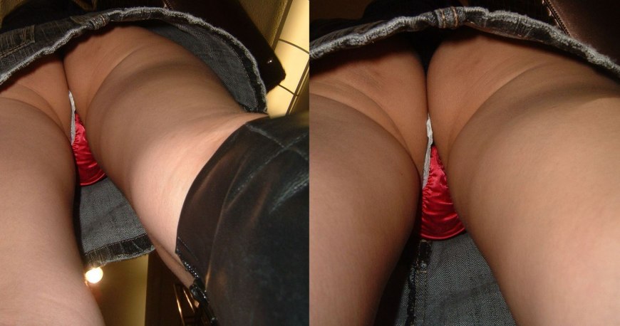 Подглядывание под юбку