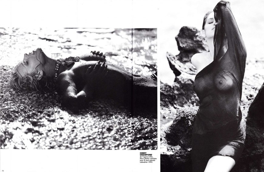 Синди Кроуфорд голая на подиуме