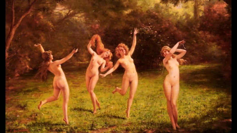 Спортивные танцы голышом