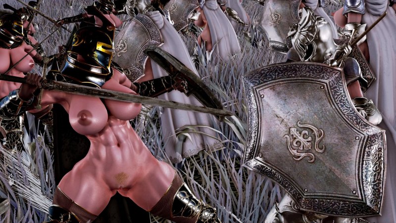 Голая красотка Амазонка