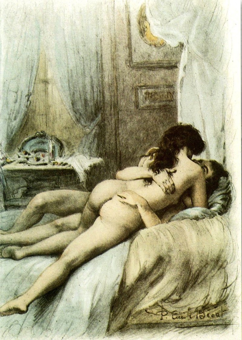 Мастурбация Эдуард Анри