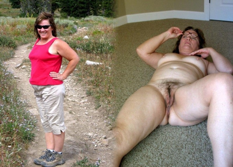 Одетые и раздетые голые мамки