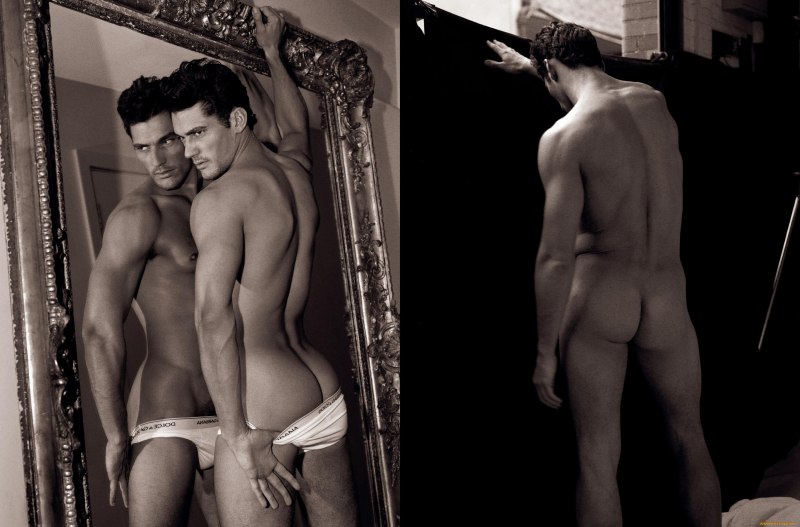 Дэвид Ганди голый без трусов