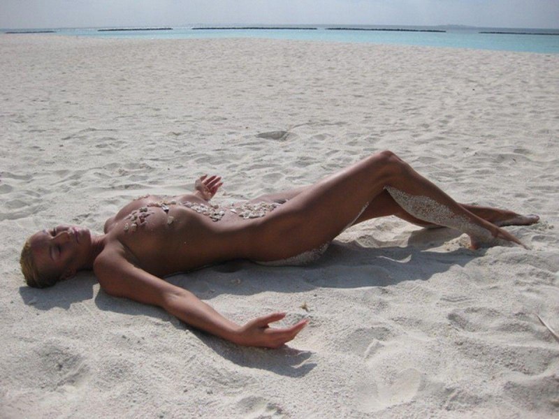 Анастасия Волочкова на Мальдивах