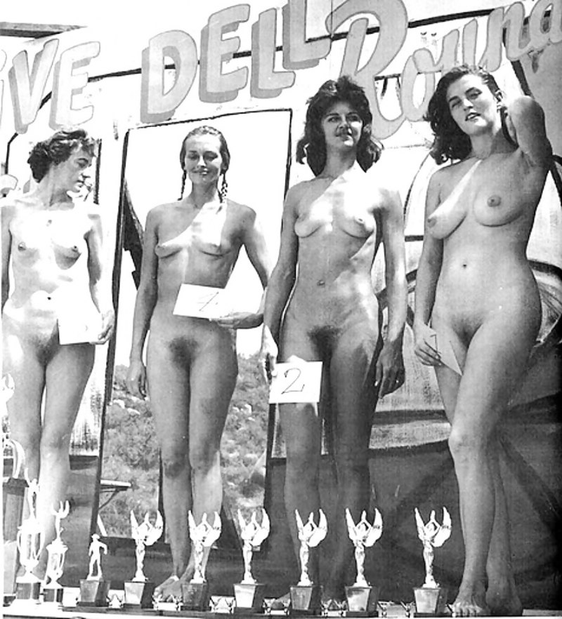 Ретро голые конкурсы красоты