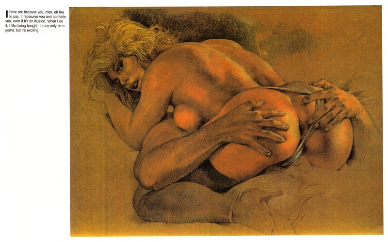 Эротическая живопись ласки