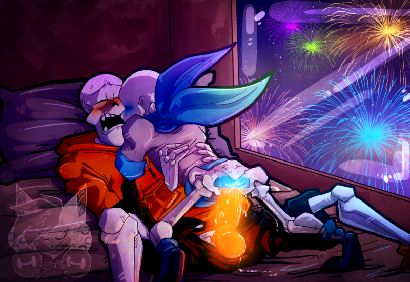 Блу и свап Папирус порно.