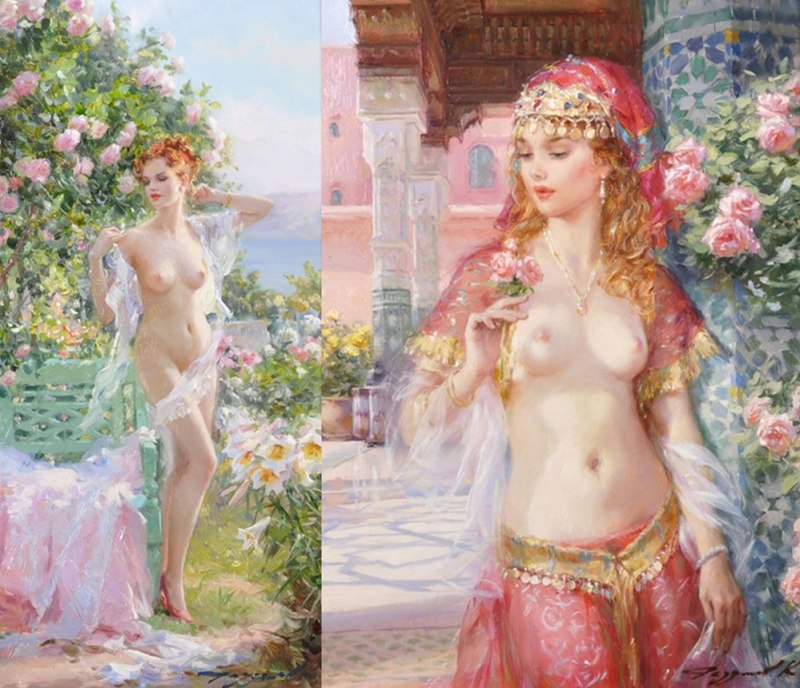 Лесбийский гарем королевы