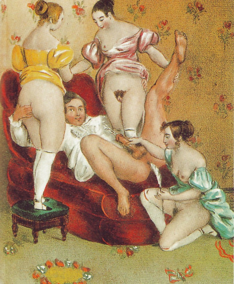 Старинная порнографическая живопись