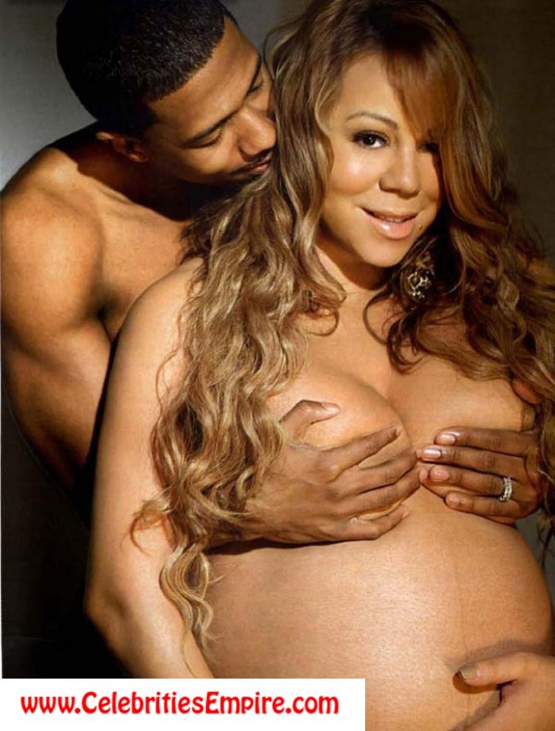 Мэрайя Кэри беременная фотосессия